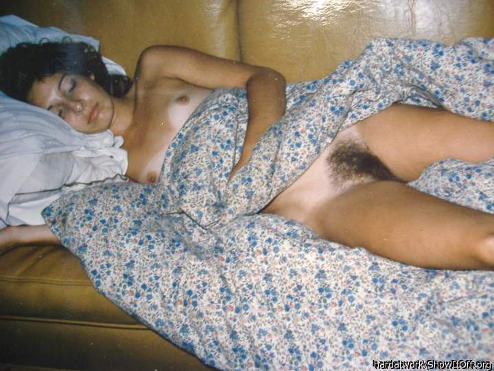 Wife pretending to be asleep