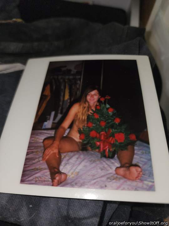 My wife. 42 years ago