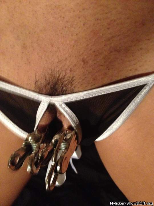 Perfect 'handles for parting your lips for your licker 