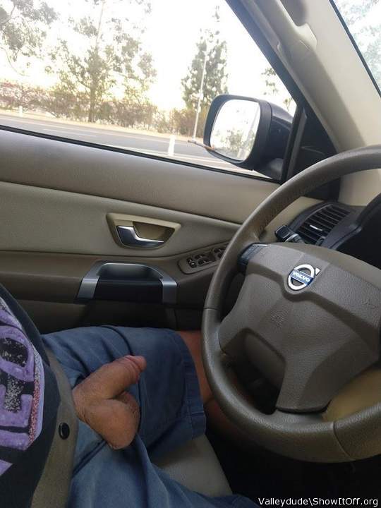 Drivin' with my dick out =)