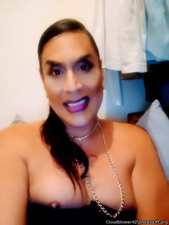 A friendly smile.  