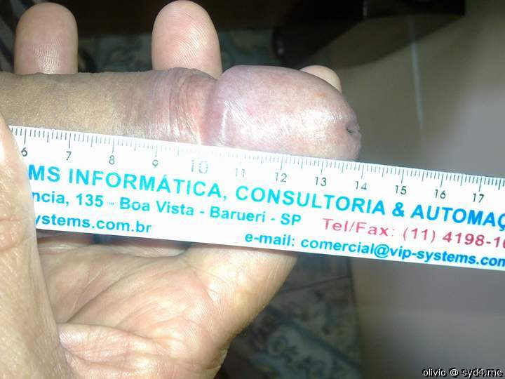 mesmo tamanho do meu, kkk; Estive em barueri mes passado