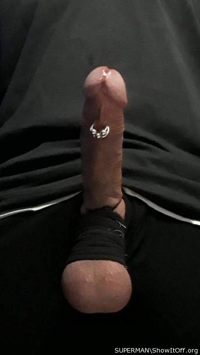 My pierced hard dick and Streched Balls ! !