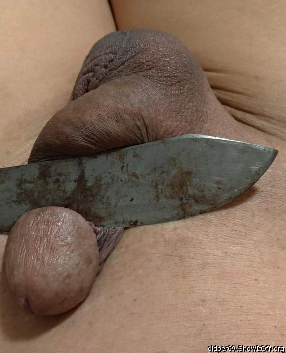 Don't cut the head off. Cut your balls off and show us your 