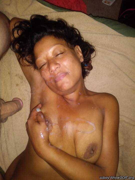 I dumped a nice load on her this time.