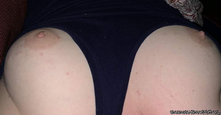 What a nice view of your tits 