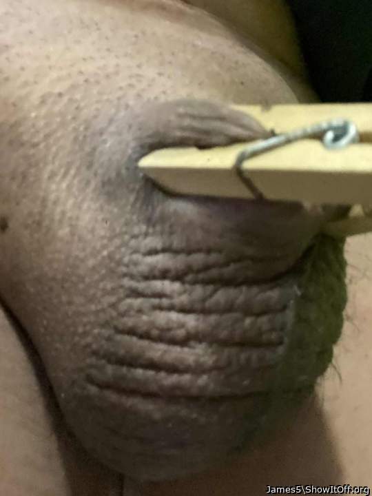 More pegs to hold my cock back.