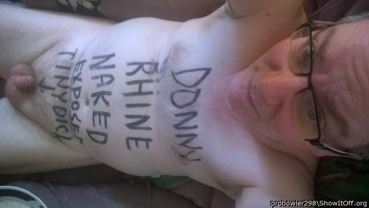 donny rhine naked and exposed