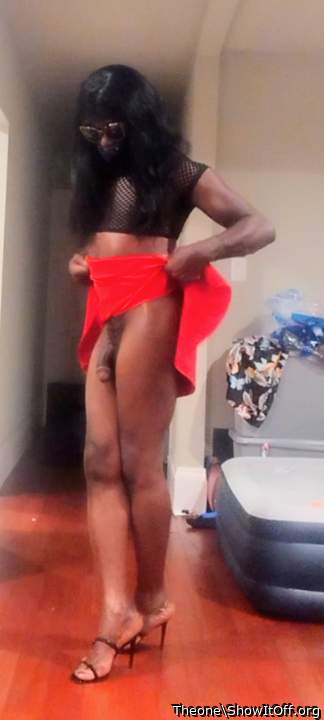He said lift ur skirt bet he didn't know a big dick would appear