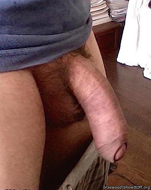 Wow that is a great cock. Wonderful picture.