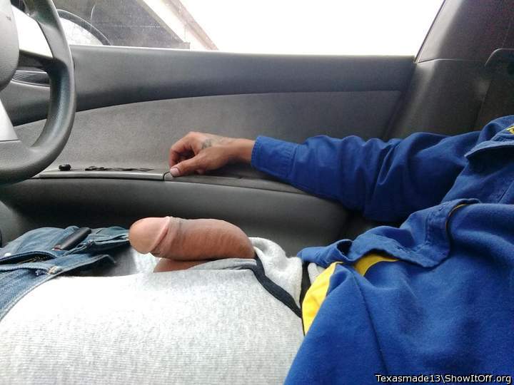 Nice thick dick poking out of your pants.