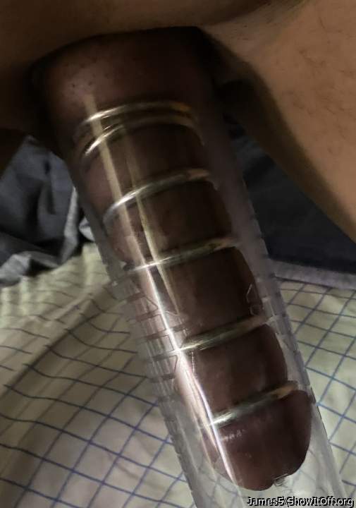 Ringed up and pumping.
