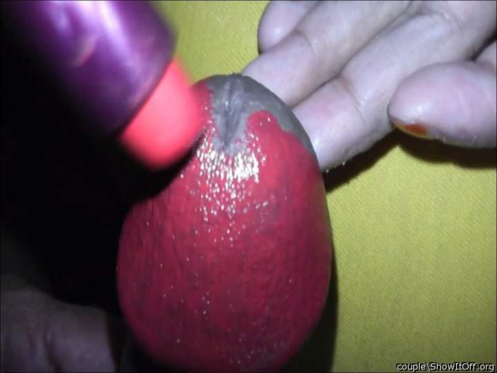 lip stick on the dip stick  