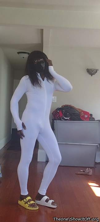 Feeling holy in my white