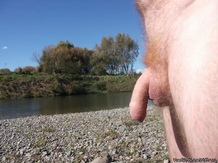 At the river again.