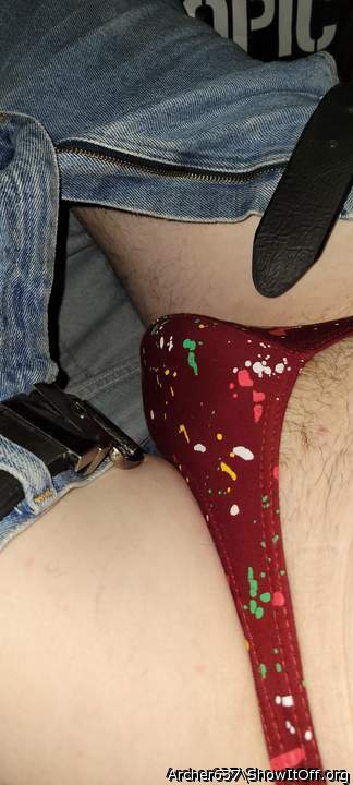 80's undies 😛 I know I need to shave!