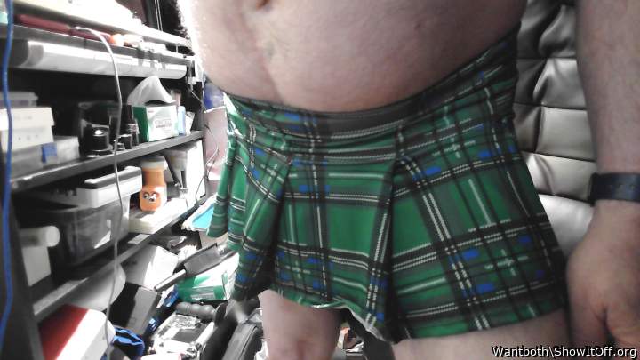 My new pleated mini skirt