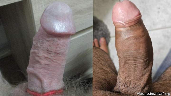 Vitex cock vs Uncutnunhung cock