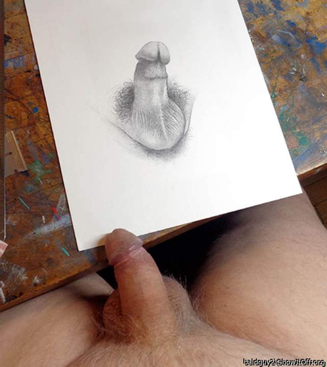 Artist at work