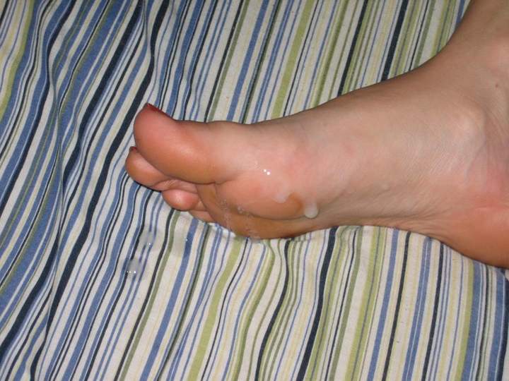 he came on my toes!