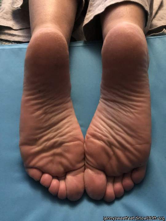 I will lick them clean for you...