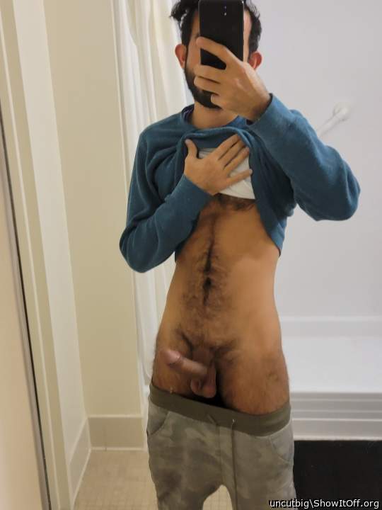 I'd drop to my knees to suck a load from your hot thick cock