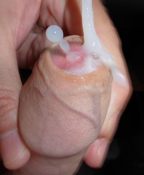 Luv it when the cum spurts from two holes at the same time -