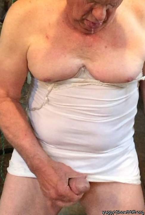 Enjoying my cock