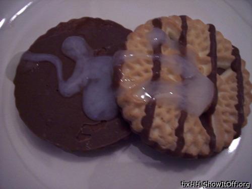 Cum on cookies