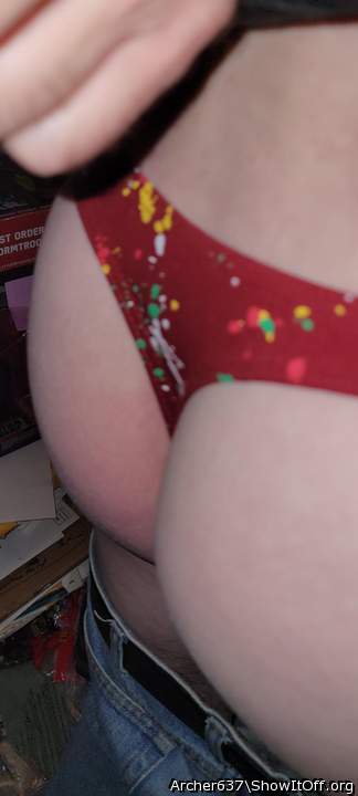 80's undies 😛 ass shot!