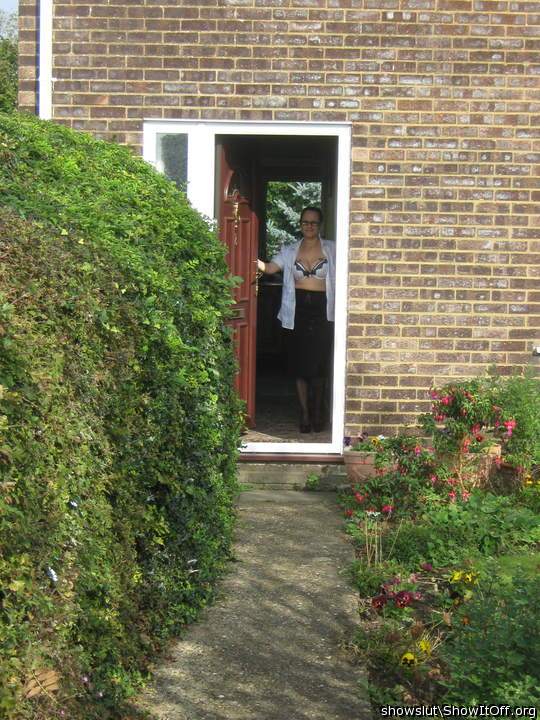 open the door