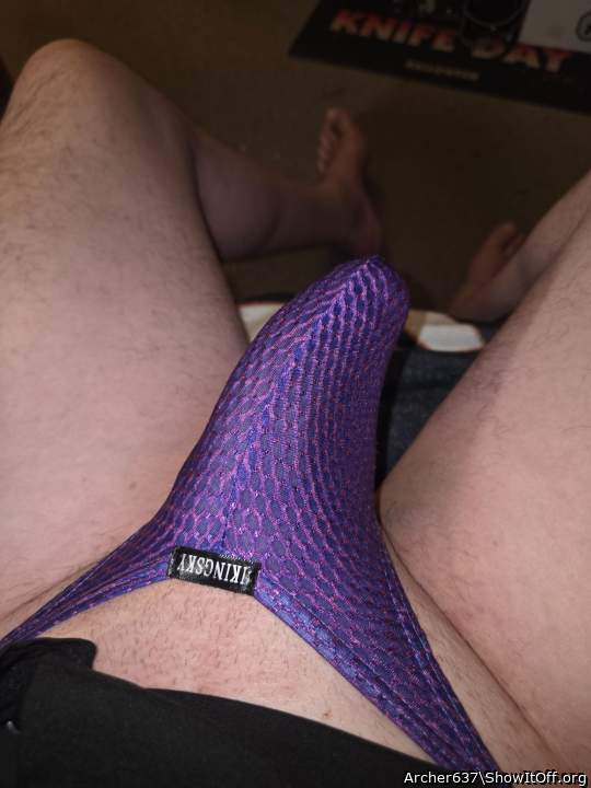 Sexy purple thong 💜