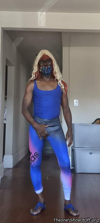 This hood dude turned CD is a sexy muscular  all natural sissy boy