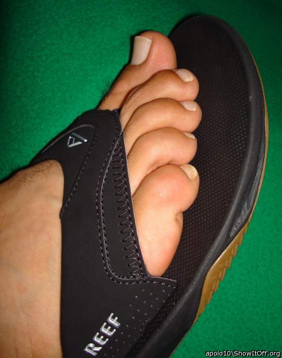 Nice hairy foot Ever shave them? My feet are naturally hairl