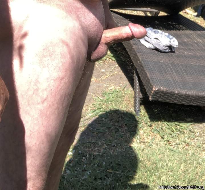 I'd drop to my knees to suck a load from your hot thick cock