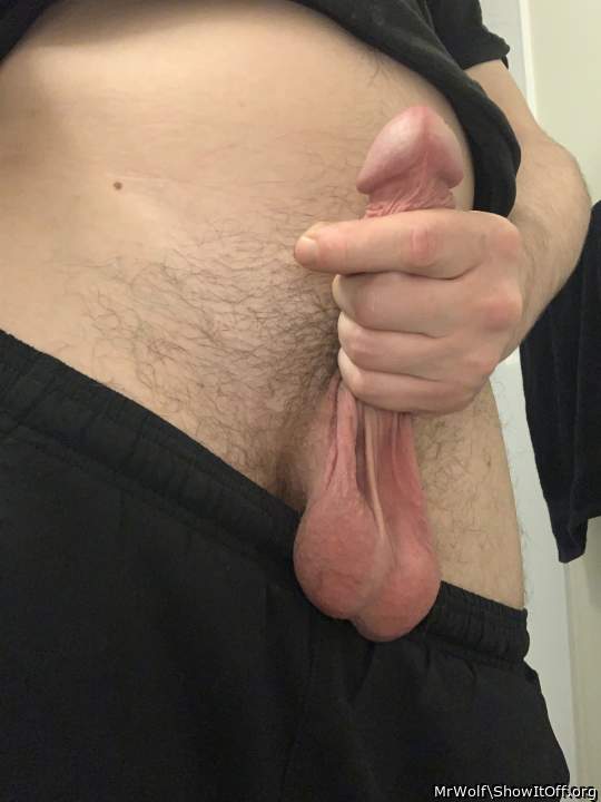 Oooh, Mr. Wolf, what big balls you have!  