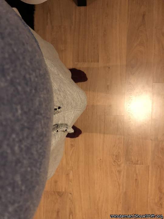 Tiny bulge in sweats