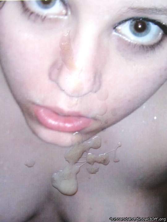 Cum facial!