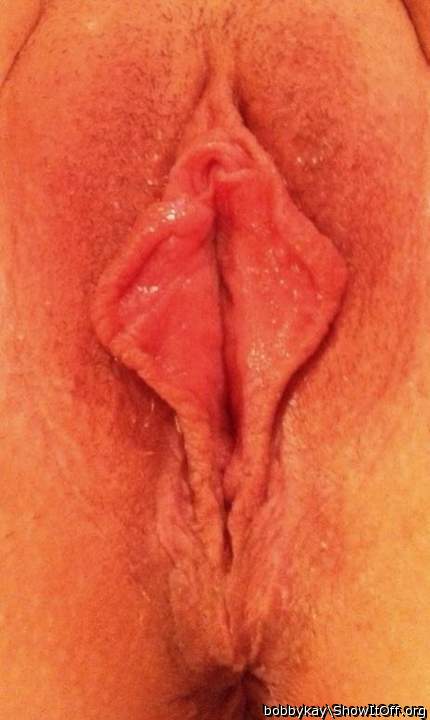 Kay's full lips