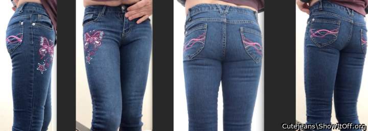 I can\'t believe I am able to fit into size 10 in girl size jeans. They are so