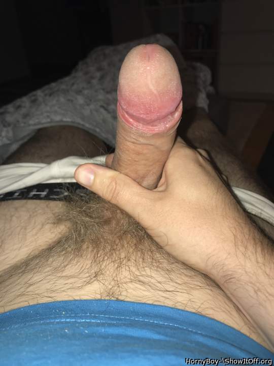 Hot dick--horny, leaking, hairy!