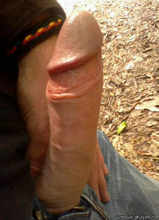 Your cock looks great outdoors