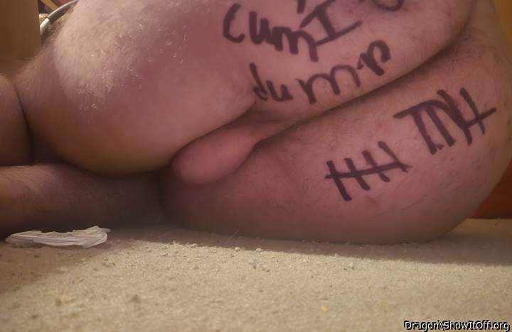 A fresh cum dump
