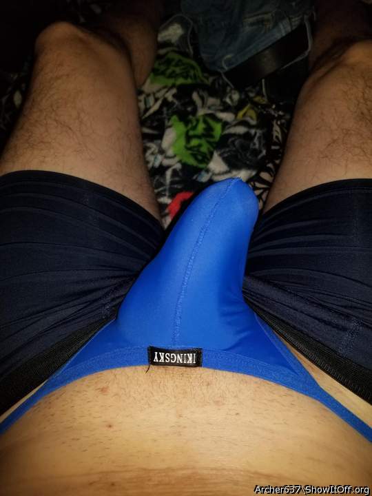 Sexy blue gstring