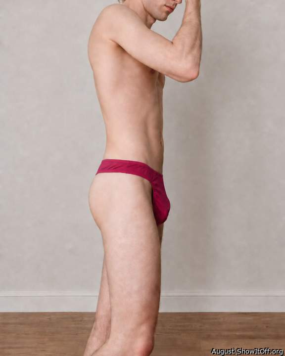 I imagine what beautiful is under that red pantie 