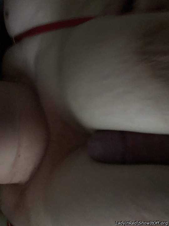 Dick between tits.