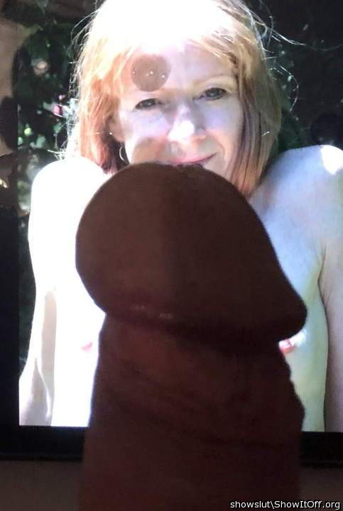 Redhead cum slut.