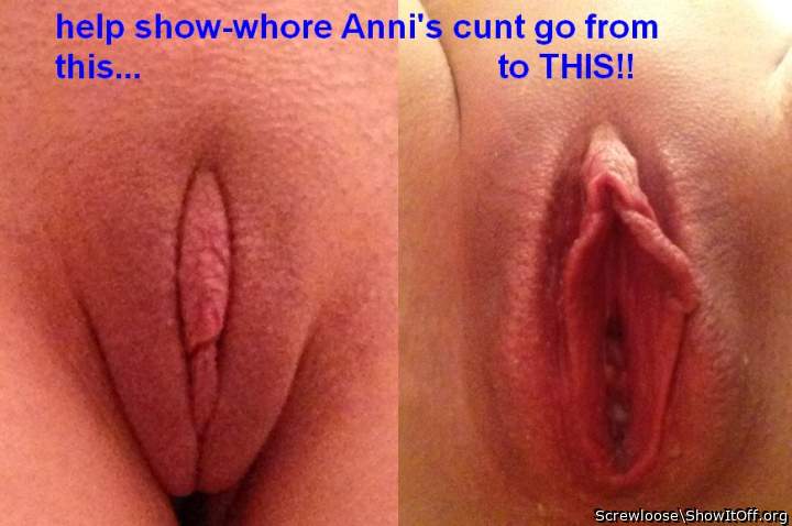 this slut tends to her cunt 5 times a day!