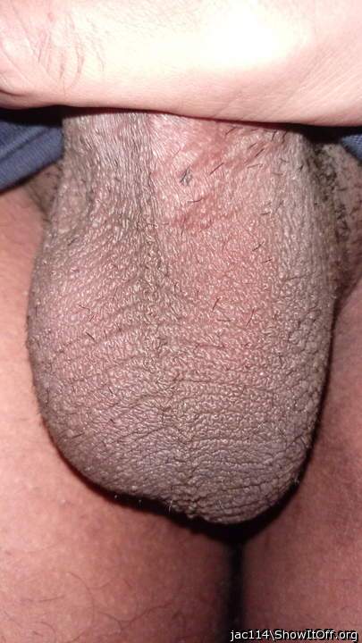 Yum, yum, scrotum!  