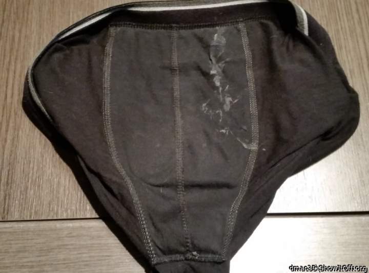 cock stained underwear